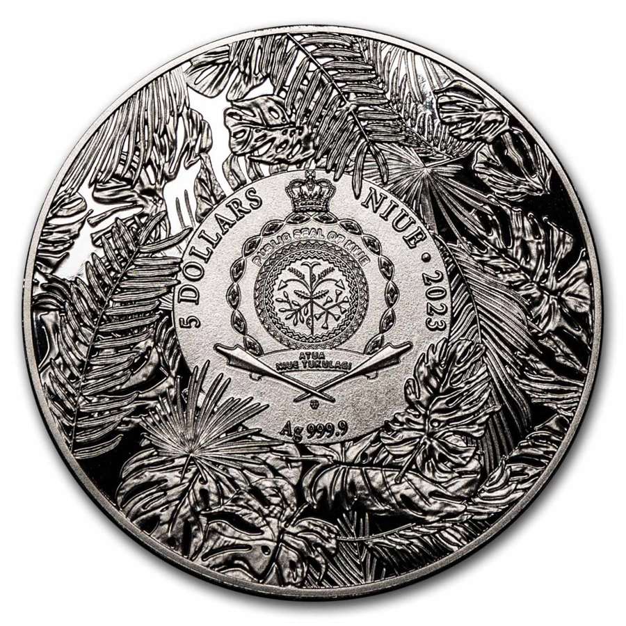 2023 Niue 2 oz Silver Colorized Chameleon Coin | eBay